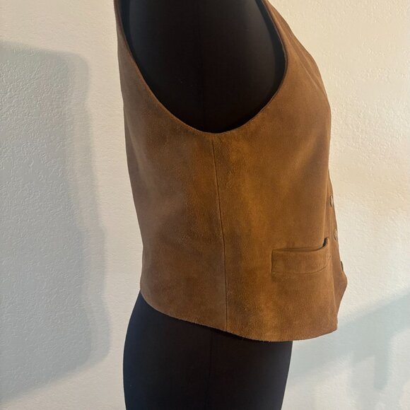 Zadig & Voltaire Tan Suede Vest Size S - Picture 9 of 10